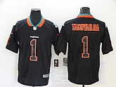 Nike Dolphins 1 Tua Tagovailoa Black Shadow Legend Limited Jersey,baseball caps,new era cap wholesale,wholesale hats